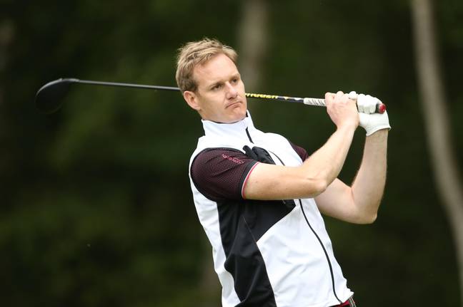 Dan Walker during the Pro Am ahead of the BMW PGA Championship at Wentworth Golf Club on May 23, 2018 in Surrey, England Credit: Paul Terry Photo/Alamy Live News
