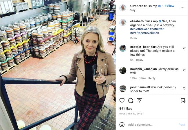 TrivDaily - People are only just noticing Liz Truss' bizarre old Instagram posts 47 Credit: @elizabeth.truss.mp/ Instagram