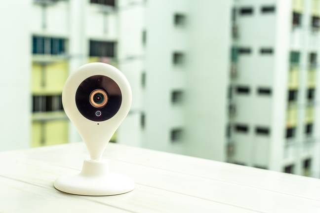 Home security cameras. Credit: Jerome Quek / Alamy