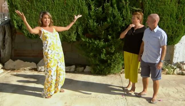 Host Jean Johansson couldn’t believe the couple didn’t want to be near the beach. Credit: Channel 4
