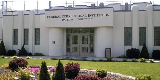 FCI Danbury, the prison which Maxwell's laywer has requested she serve her sentence. Credit: Wiki Commons