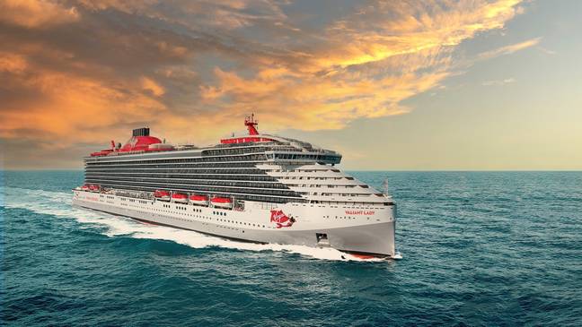 She headed on a week-long Virgin Voyages cruise around the Mediterranean with nine others. Credit: Virgin Voyages