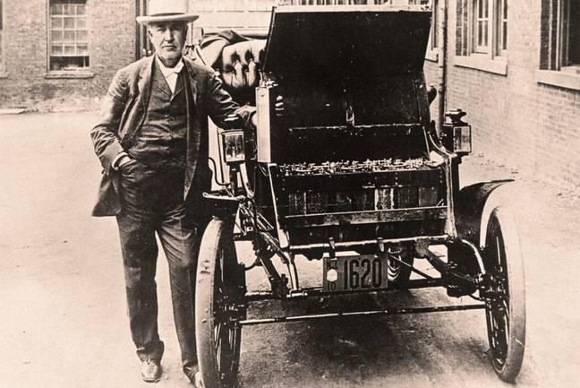 An early electric car (Alamy)