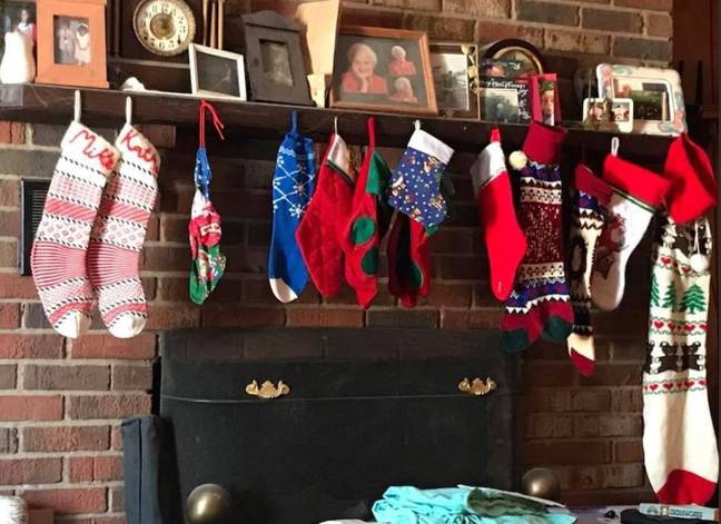 Kacy's Christmas stockings (Supplied)