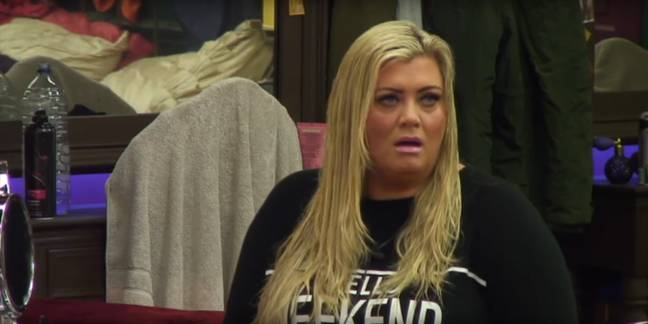 Gemma Collins amid the 'David is dead' moment. (Channel 5)