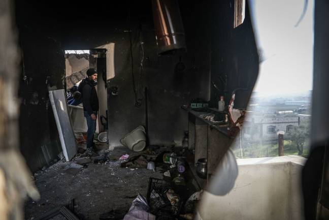 House involved in Syria raid (Alamy)