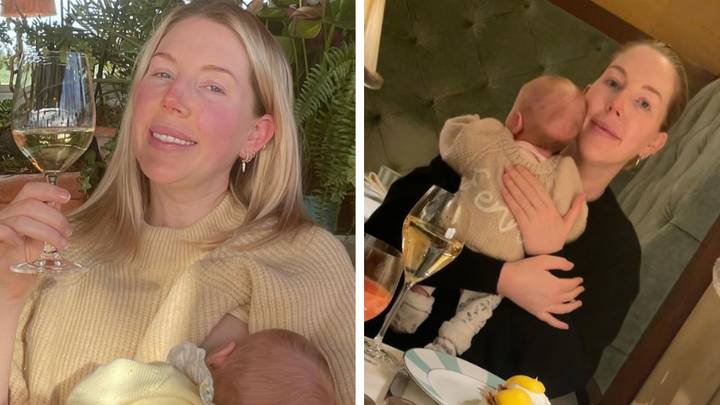 Katherine Ryan admits she'll happily have glass of wine while breastfeeding