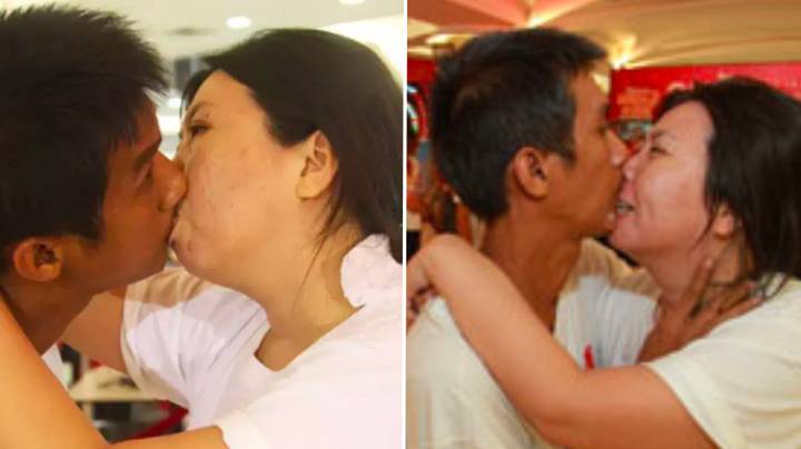 Couple broke world record by kissing for nearly two and a half days