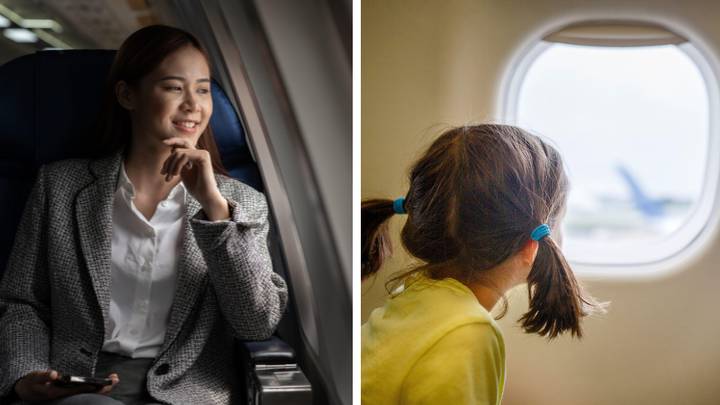 Woman praised after making little girl cry by telling her to move from window seat