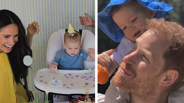 Archie Stack Harry and Meghan's son Archie's accent heard for first time in new ...