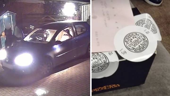 Delivery Driver Caught On CCTV Eating Customer's Pizza Express Dough Balls