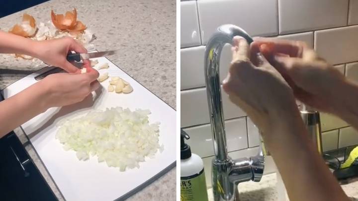 People are just learning about easy hack to get the smell of garlic off fingers