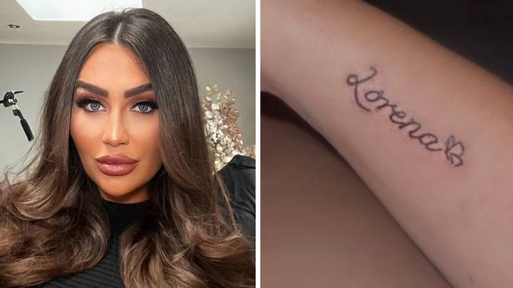 Lauren Goodger's poignant tattoo inked using her daughter Lorena's ashes