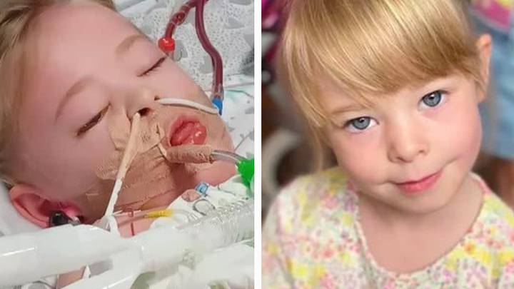 'Poorliest girl in England', 4, comes off ventilator as she fights Strep A
