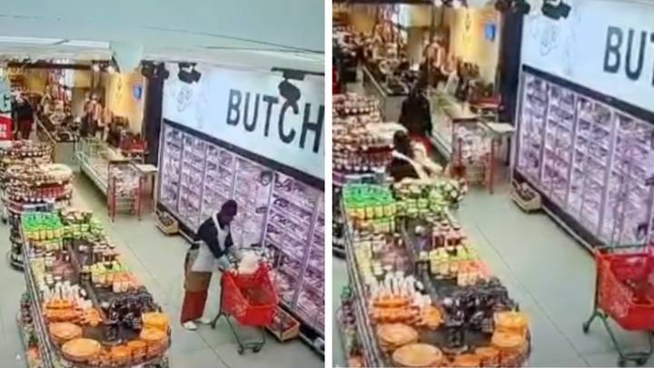 Horror as baby is snatched from supermarket trolley after mum turns her back for ten seconds