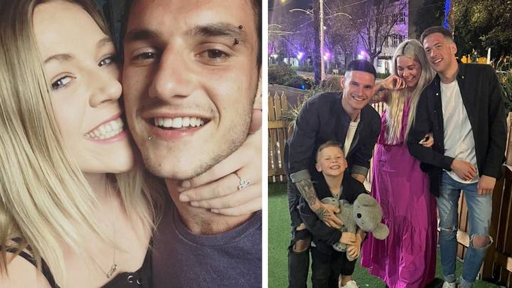 Mum whose partner left her for a man says they're now all 'one big happy family'