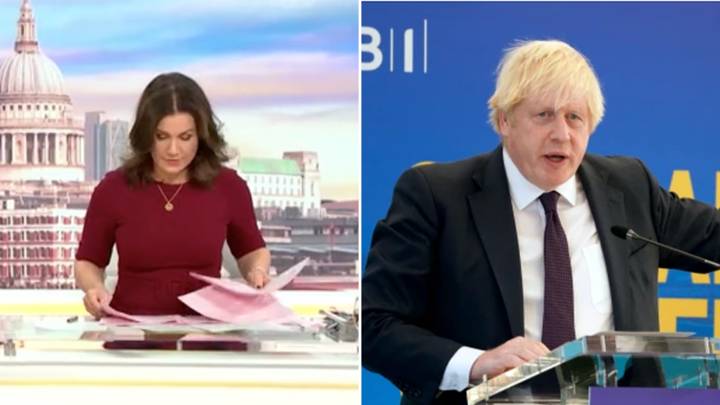 Good Morning Britain's Susanna Reid Faces Backlash After Mocking Boris Johnson Live On Air