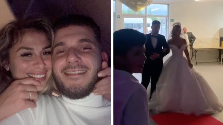 Bride left furious by children at her wedding