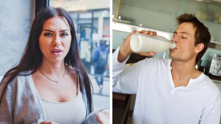 Woman left horrified after man orders milk on their first date