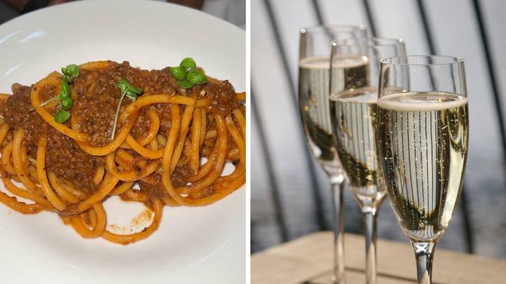 London restaurant offering bottomless pasta and prosecco