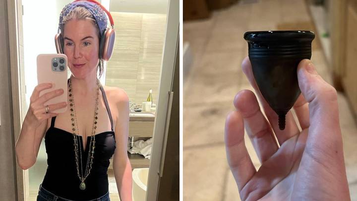 Woman says she nearly died after a period cup got stuck in her uterus for seven months