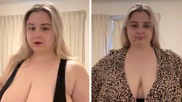Woman with 44GG-sized boobs gets breast reduction following years of extreme pain and depression