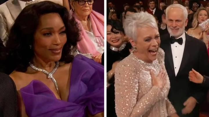 Fans spot Angela Bassett's 'shady' reaction when she lost the Oscar to Jamie Lee Curtis