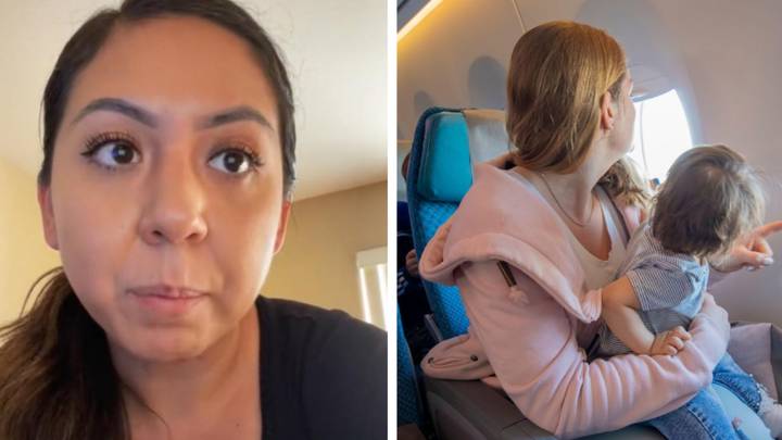 Woman praised after refusing to move plane seats to let mum have seat for her baby
