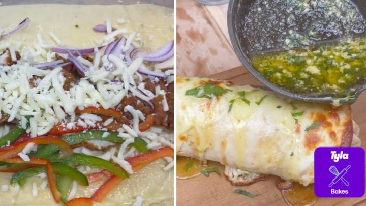 People Are Making Garlic Bread Burritos And They Look Insane