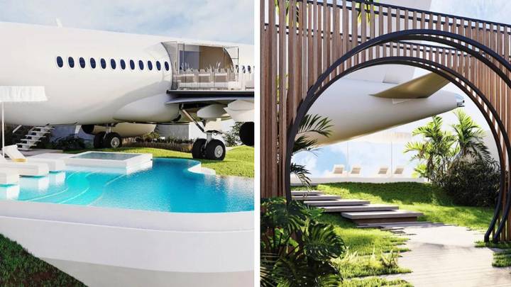 You can now stay in a luxury private jet villa and OMG