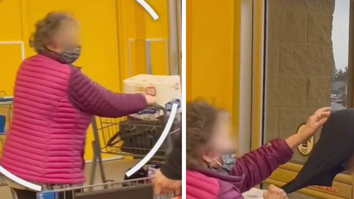 Elderly woman shows incredible bravery while stopping shoplifter