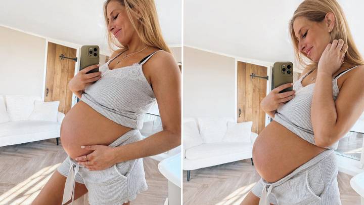 Stacey Solomon says she 'has that feeling' as she teases baby due date