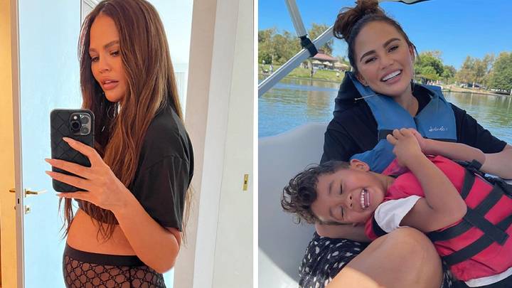 Pregnant Chrissy Teigen responds to criticisms about her appearance