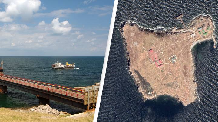 Ukraine Destroys Russian Command Post On Snake Island