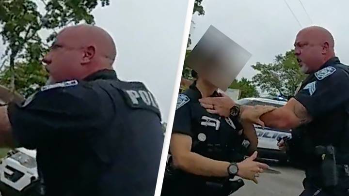 Police Officer Filmed Grabbing Colleague By Her Throat Charged With Battery And Assault
