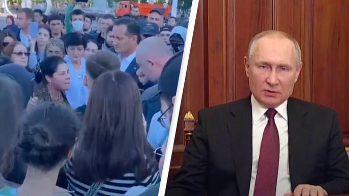 Woman berates Putin's enlistment officer after he demands she sends her son to war in Ukraine