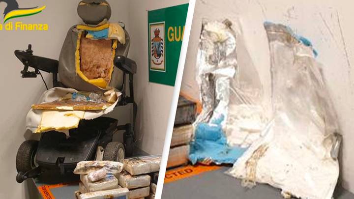 Sniffer dog finds 13kg of cocaine in motorised wheelchair