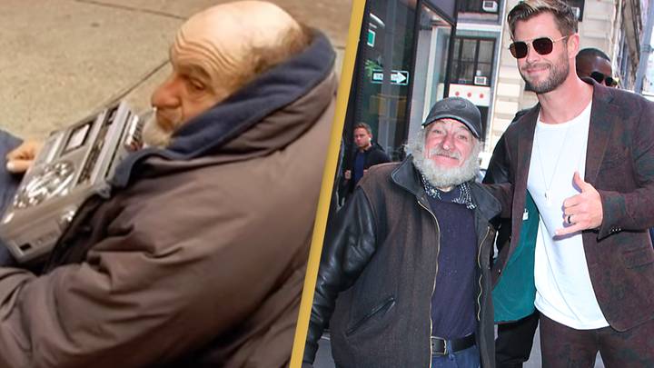 Comically Homeless Man Homeless man has lurked in the background in over 100 Hollywood movies