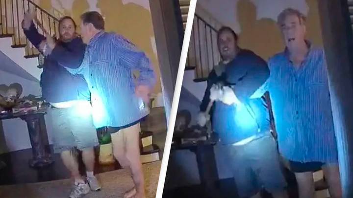 Shocking hammer attack on Paul Pelosi shown in new police bodycam video
