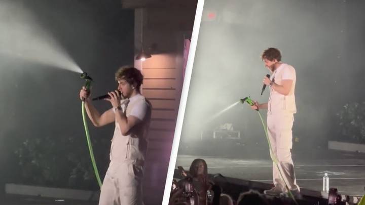 Jack Harlow started watering his fans at concert like plants
