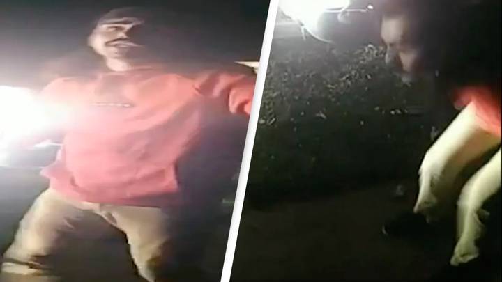 Man attempts to pass drink drive sobriety test by performing backflip in front of stunned cops