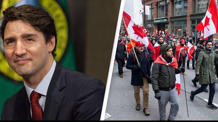 Justin Trudeau Invokes Act To Freeze Anti-Vax Protesters Bank Accounts