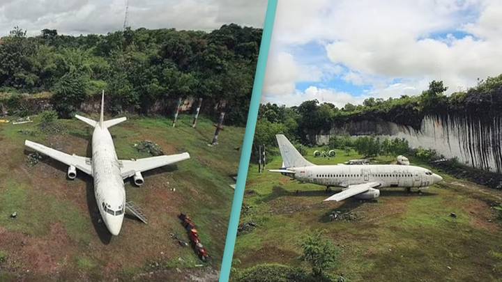 Boeing 737 mysteriously discovered in random field and no one knows how it got there