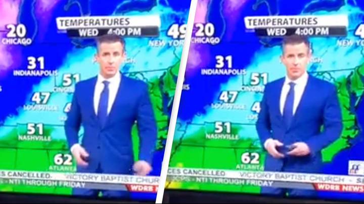 Weatherman Accused Of Farting Live On Air In Hilarious Footage