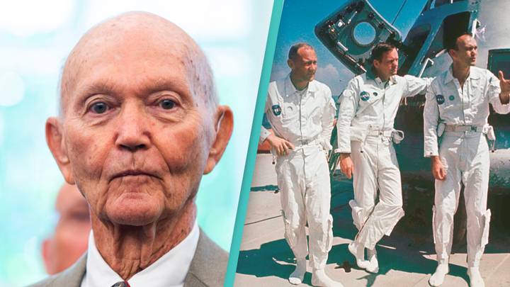 Portrait of Michael Collins, the forgotten astronaut of 1969 moon landing
