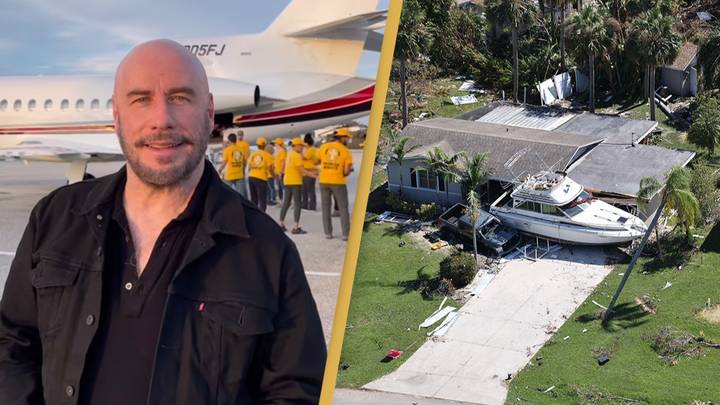 John Travolta helps in relief efforts in Florida following Hurricane Ian