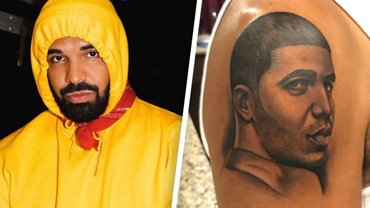 Drake calls out his dad for getting a tattoo of the rapper's face on his arm
