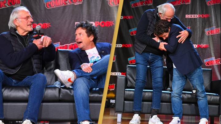 Michael J Fox reunited with Back to the Future co-star Christopher Lloyd