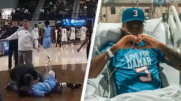 Old Dominion player collapses on-court days after Damar Hamlin's cardiac arrest
