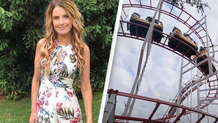Woman is finally in a stable condition two months after being hit by a rollercoaster
